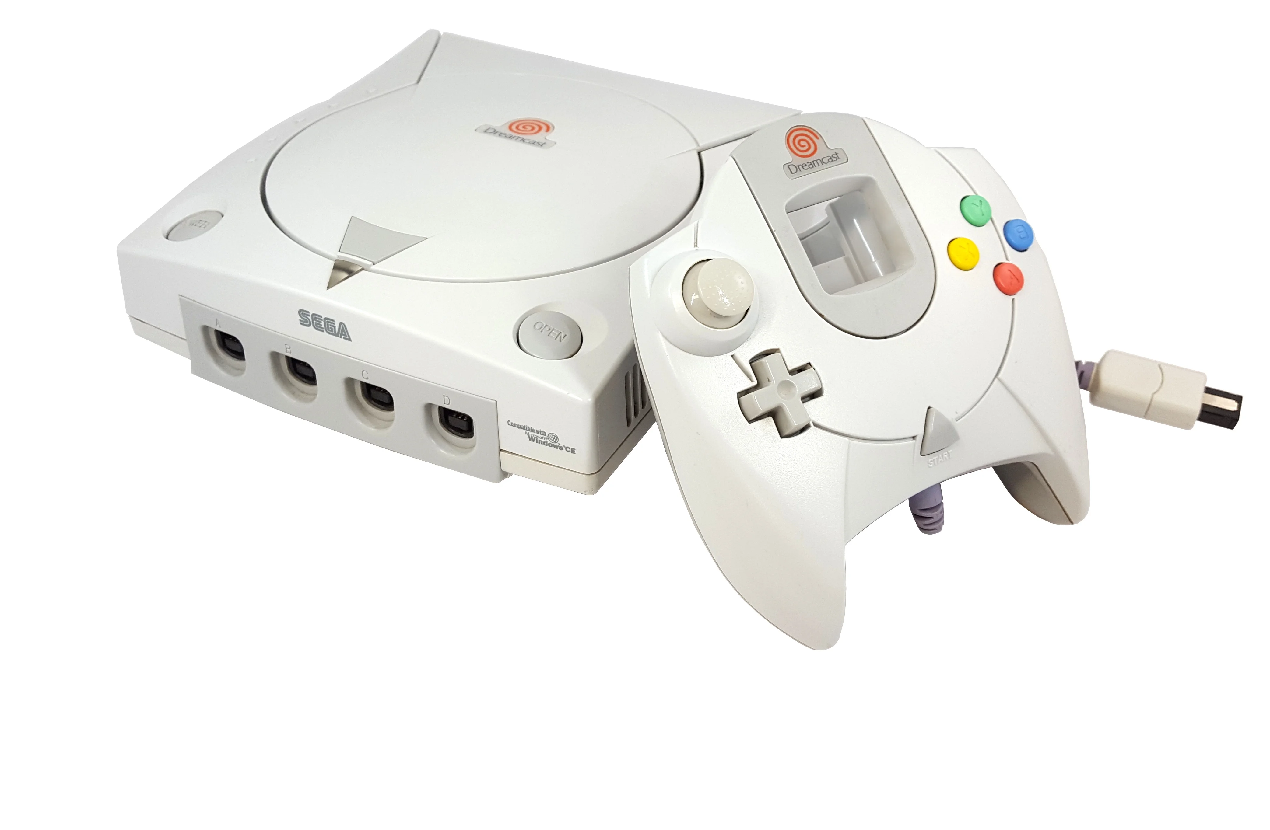 Sega Dreamcast - Thumbnail 2 (Controller and VMU)